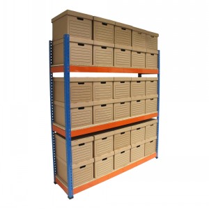 Superack+ Longspan Shelving Bay With 30 Archive Boxes